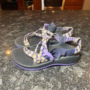 Chaco Big Kid's ZX/1 EcoTread Sandals Size 2 Hiking Outdoor Beach Playground